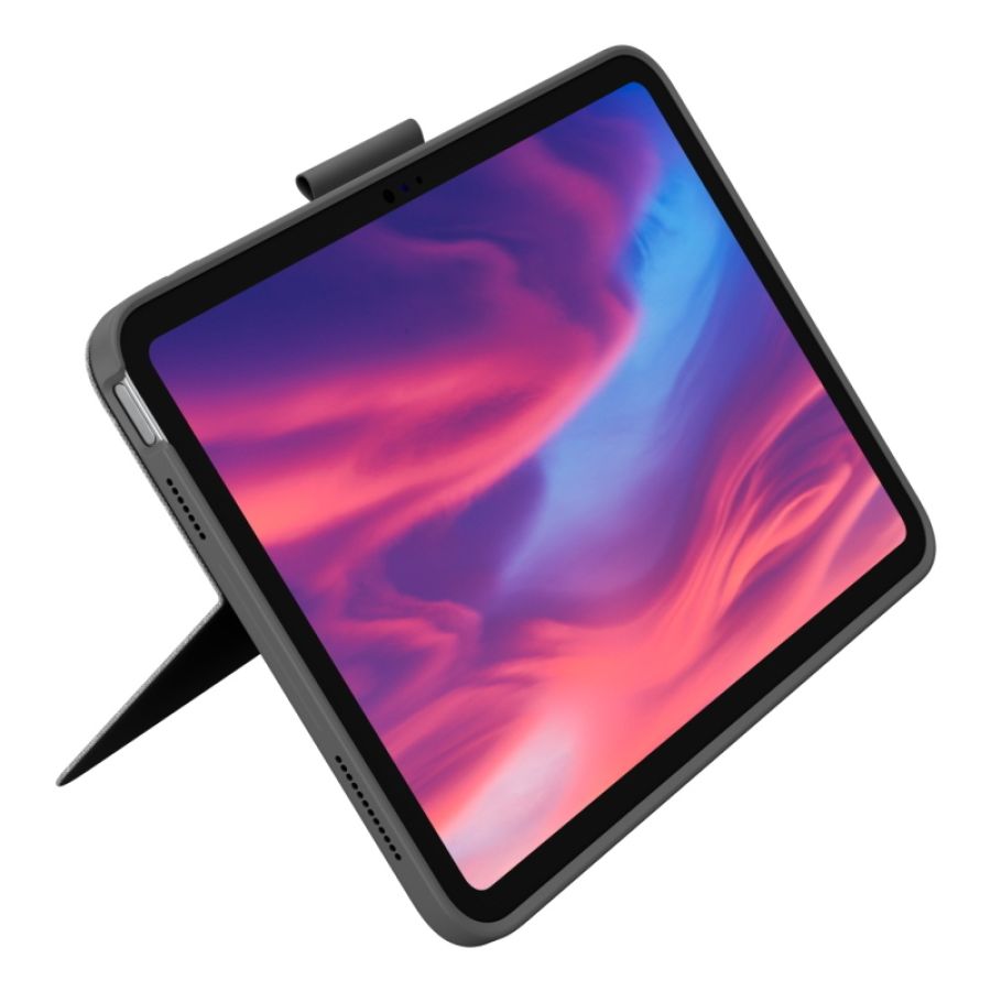 Logitech combo touch - tastatur und foliohÃ¼lle - mit trackpad - hintergrundbeleuchtet - apple smart connector - azerty