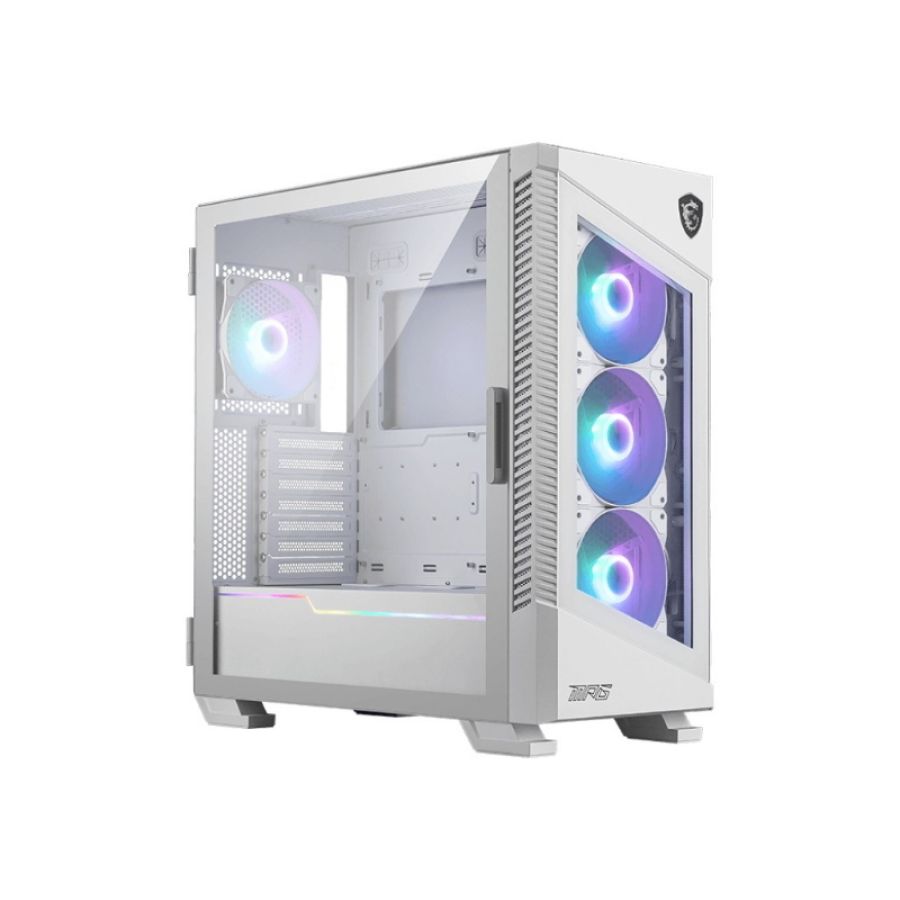 Msi mpg velox 100r white computer case midi tower bianco