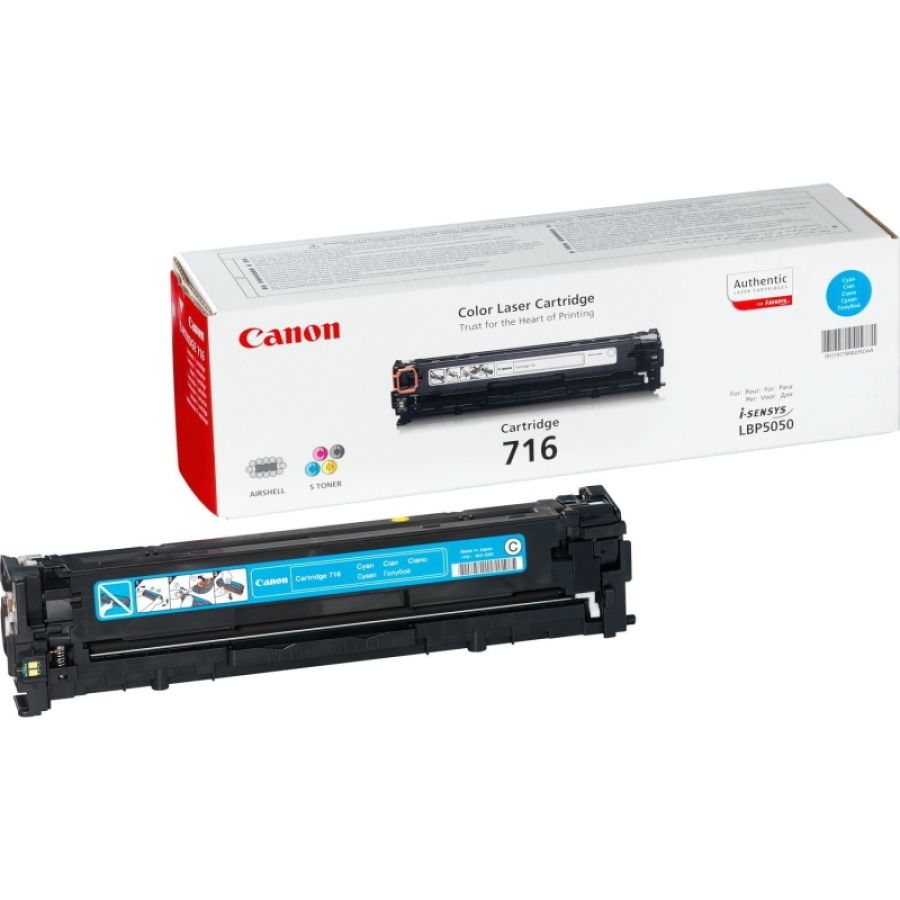 Canon 716 cyan cartuccia toner 1 pz originale ciano