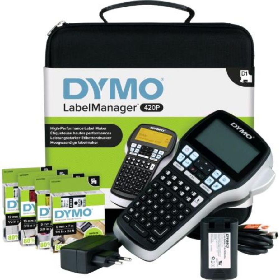 Dymo lmr-420p etichettatrice kit in valigetta