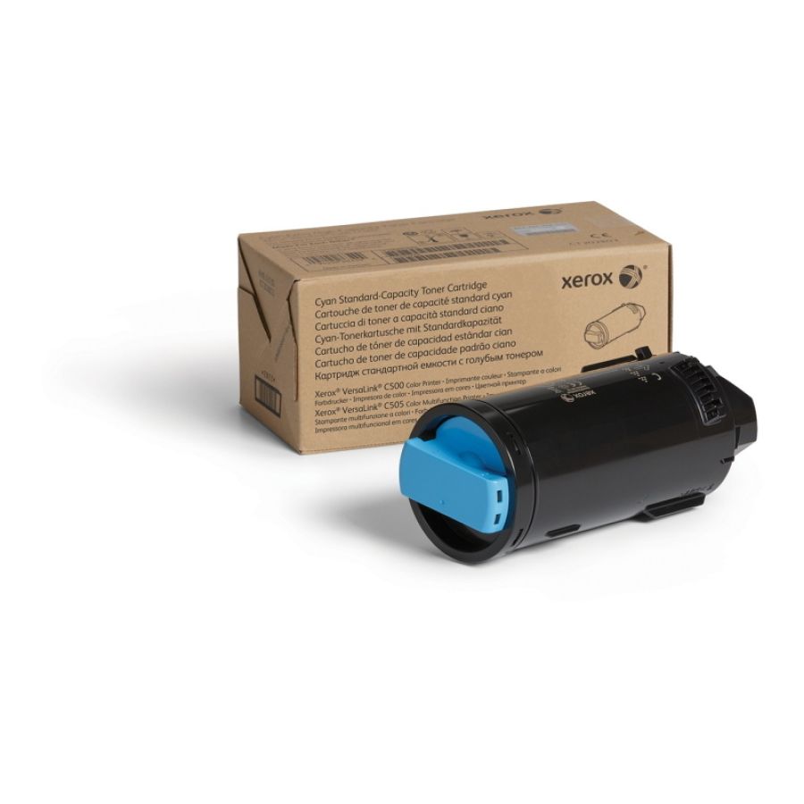Xerox cartuccia toner ciano a capacitÀ standard da 2400 pagine per multifunzione a colori ® versalink® c505, stampante a colori