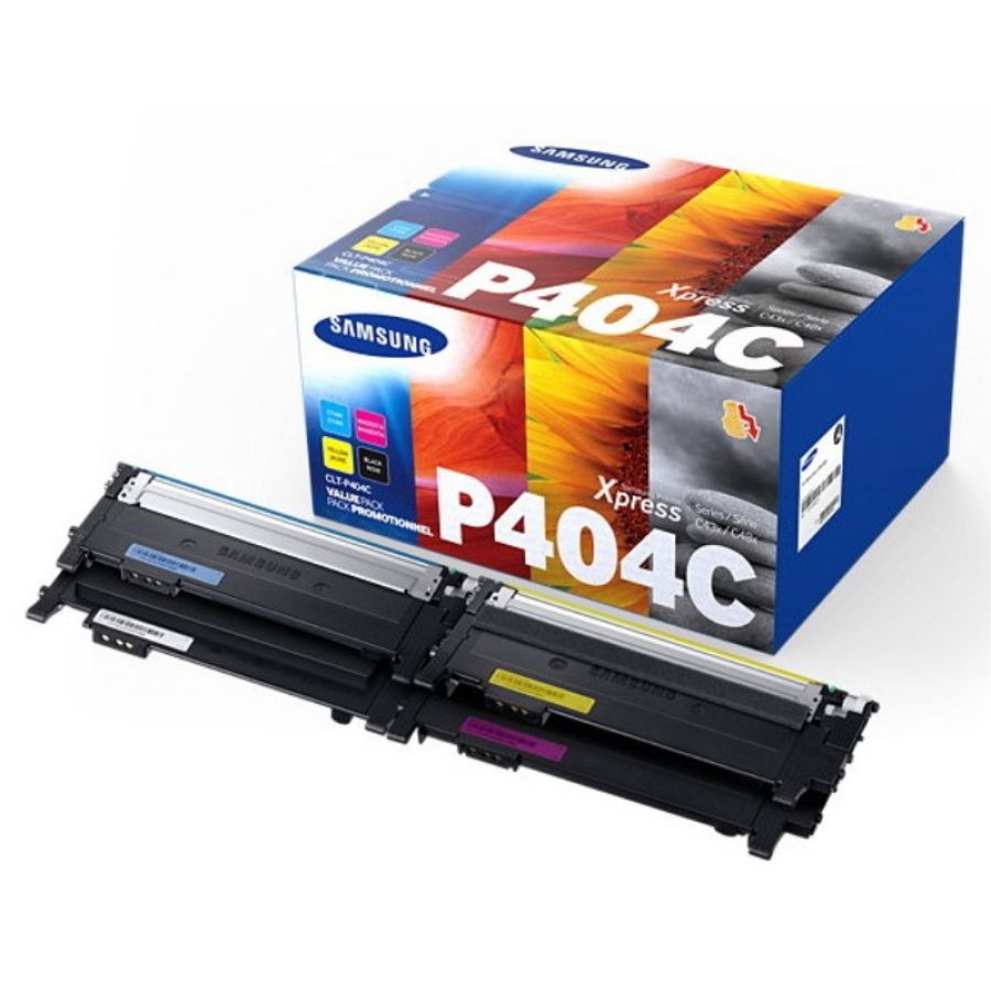 Samsung clt-p404c cartuccia toner originale nero, ciano, magenta, giallo