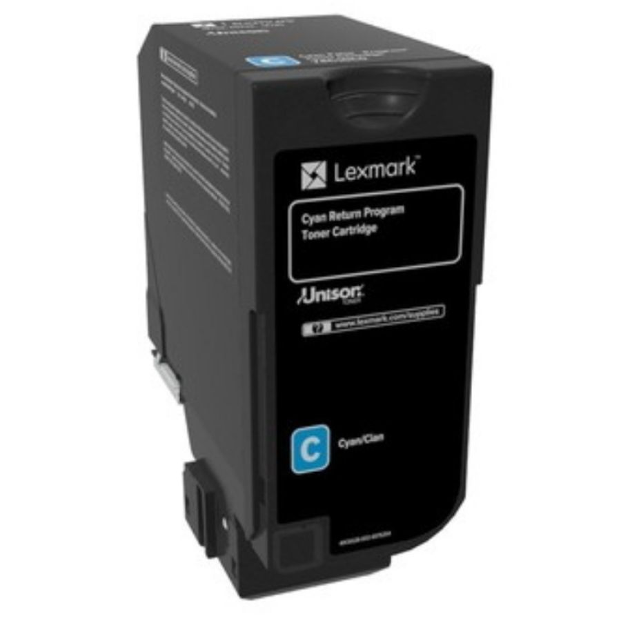 Lexmark 74c20c0 cartuccia toner 1 pz originale ciano