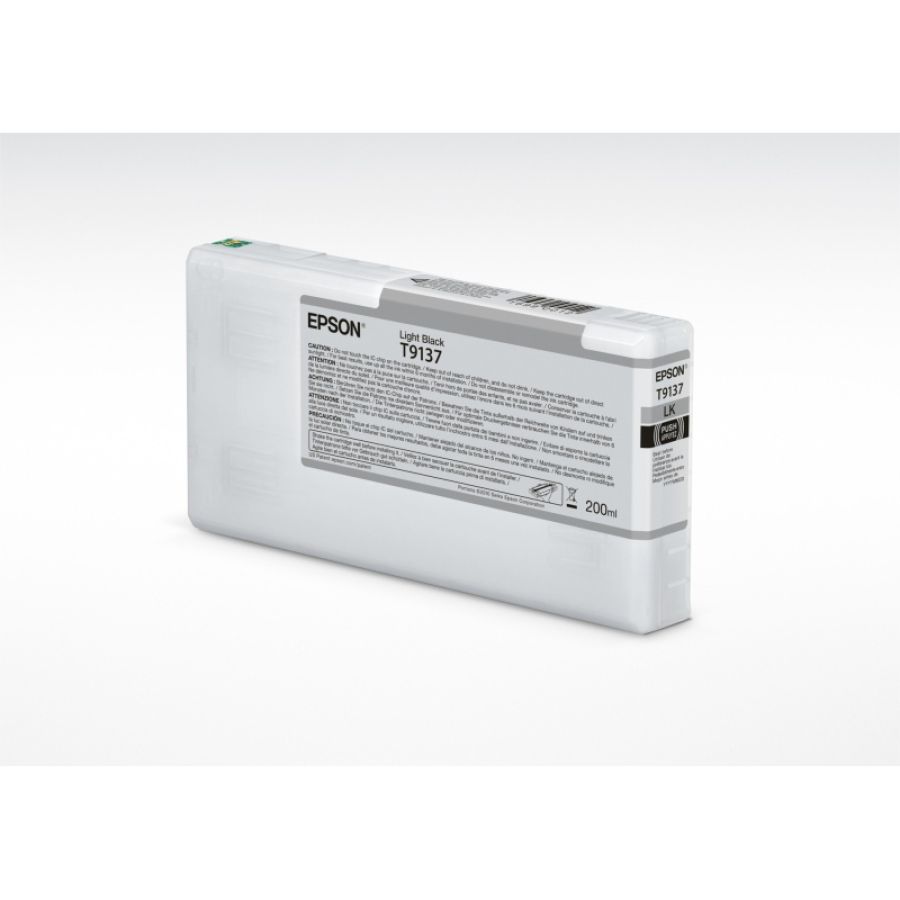 Epson t9137 light black ink cartridge (200ml)