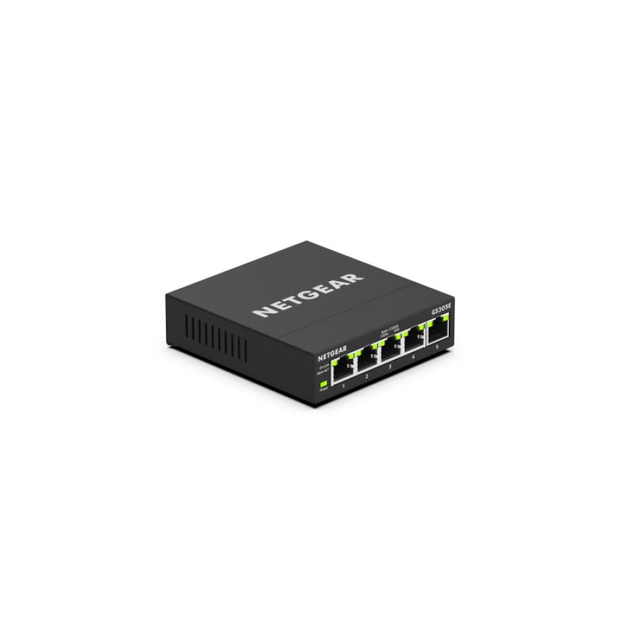 Netgear gs305e gestito gigabit ethernet (10/100/1000) nero