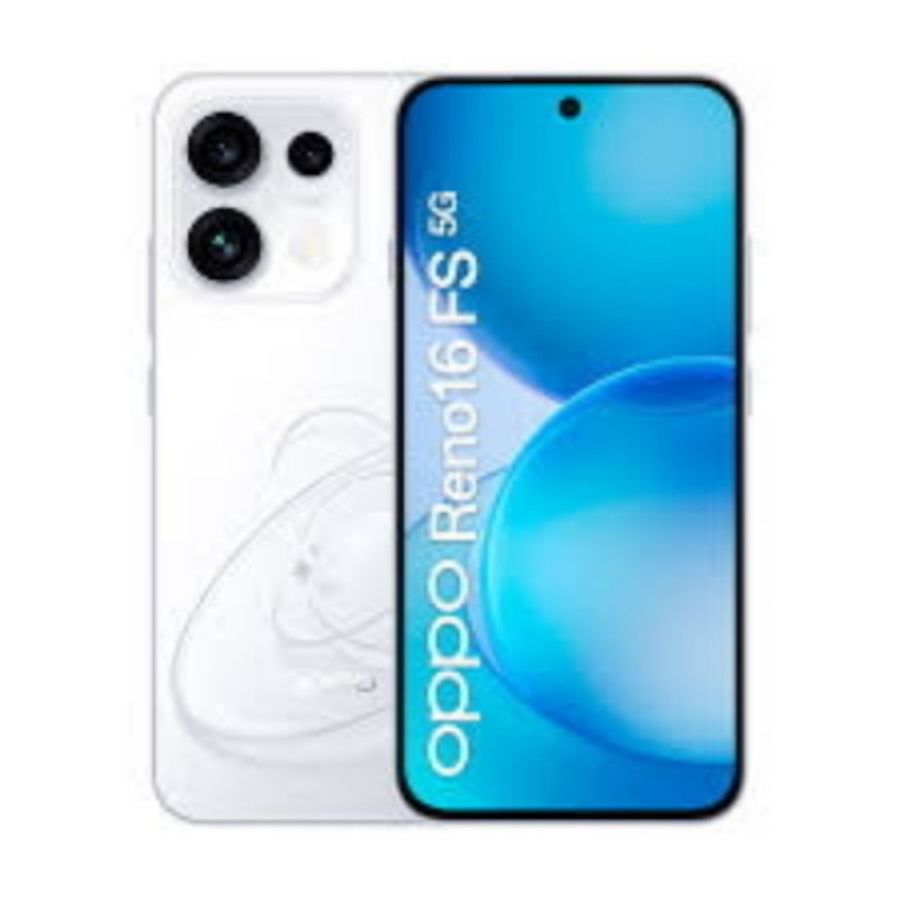Oppo reno 16 fs 5g dual sim 6.57 octa core 512gb ram 8gb 5g vodafone italia pop white