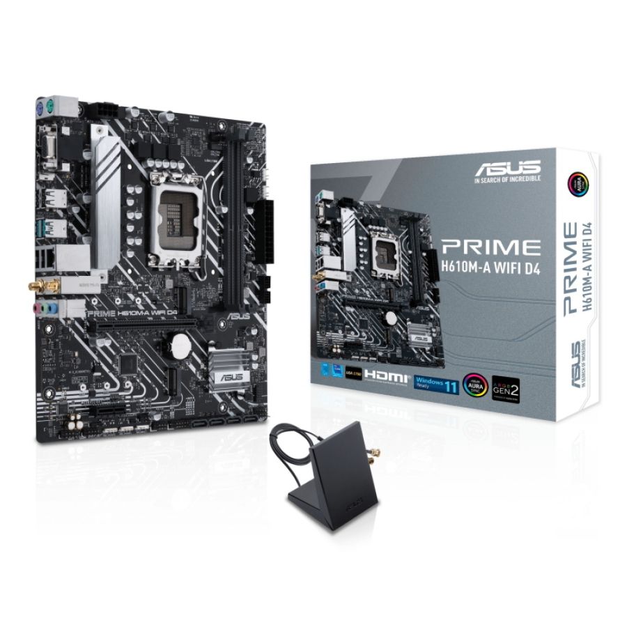 Asus prime h610m-a wifi d4 intel h610 lga 1700 micro atx