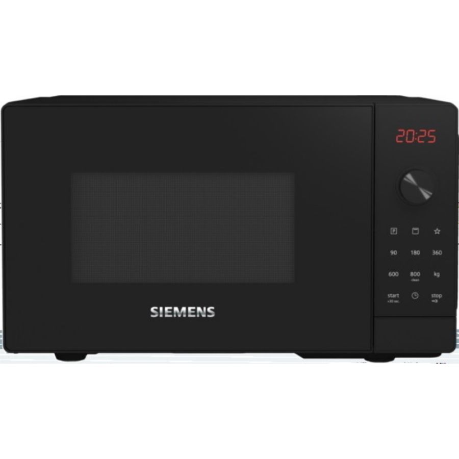 Siemens iq300 fe023lmb2 forno a microonde nero solo microonde superficie piana 20 l 800 w