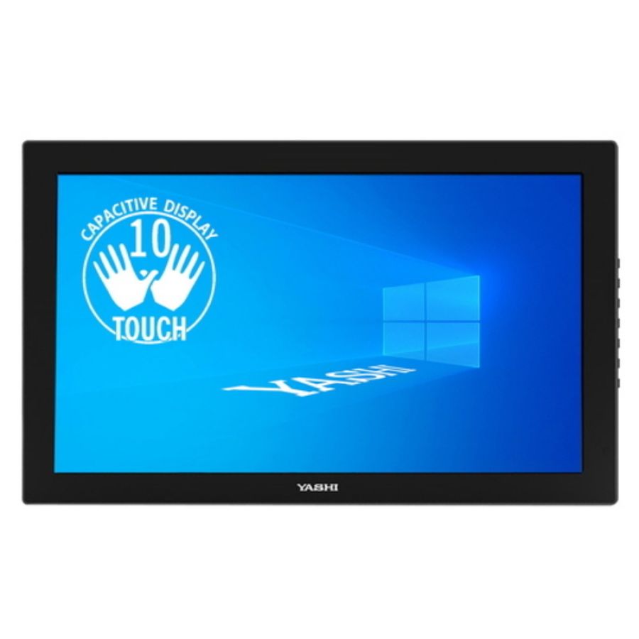 Yashi monitor touch 23,6 led ips fhd 16:9 5ms 250 cdm, hdmi, multimediale