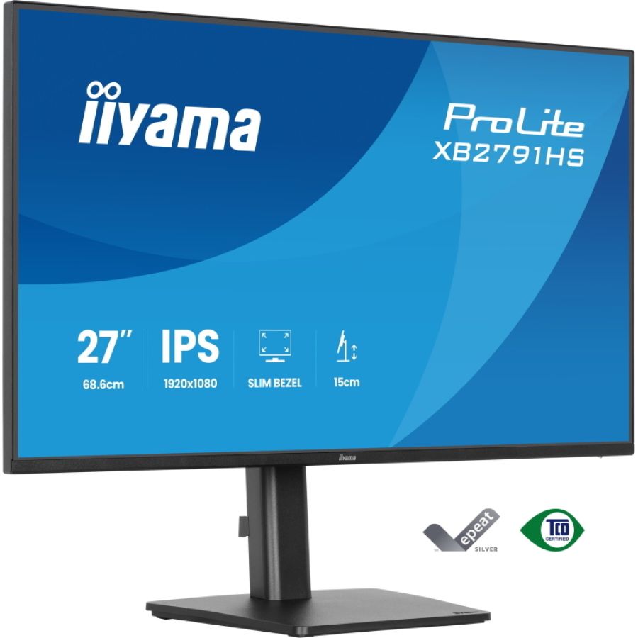 Iiyama prolite xb2791hs-b1 monitor pc 68,6 cm (27\) 1920 x 1080 pixel full hd led nero