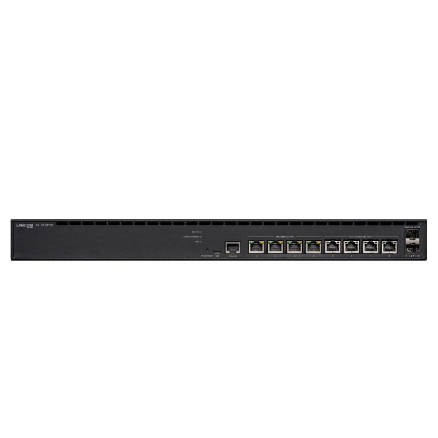 Lancom xs-3510yup gestito l2/l3 2.5g ethernet (100/1000/2500) supporto power over ethernet (poe) 1u nero