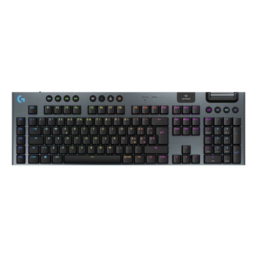 Logitech g g915 x lightspeed tastiera gaming usb + rf wireless + bluetooth qwerty italiano nero