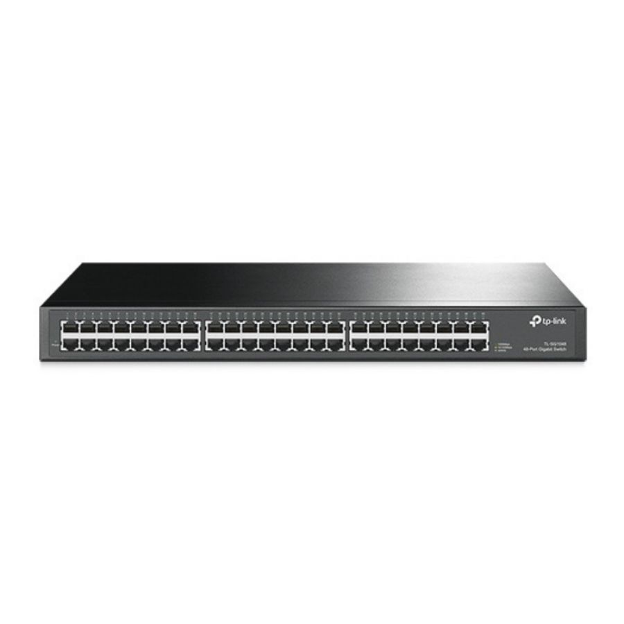 Tp-link tl-sg1048 non gestito gigabit ethernet (10/100/1000) 1u nero